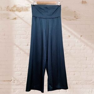 FOAT Design Handmade Sustainable Green Striped Trousers Size Medium